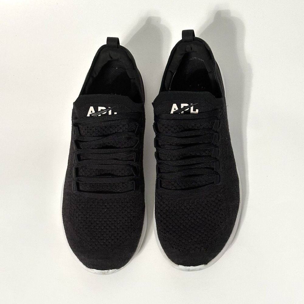 APL Athletic Propulsion Labs Techloom Breeze Mens Size 8 Shoes Black White - Picture 2 of 14